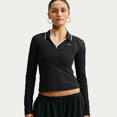 Nike Sportswear Chill Knit Women's Tight Mod-Cropped Long-Sleeve